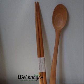 Bộ đồ dùng cá nhân, ống hút tre, muỗng gỗ, đũa gỗ, cọ rửa ống hút