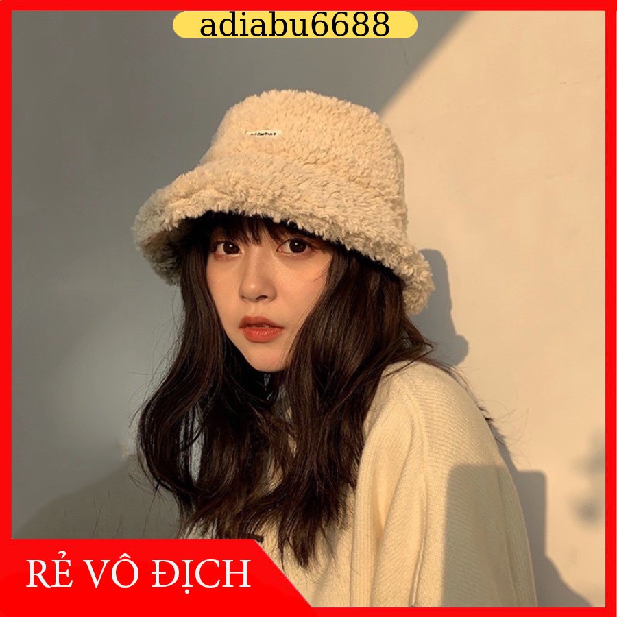 Mũ bucket lông cừu hot hit