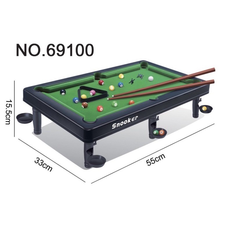 Đồ chơi Bàn Bida bi a billard Mini size trung và lớn - Full Phụ Kiện cho cả nhà cùng chơi có ship hỏa tốc