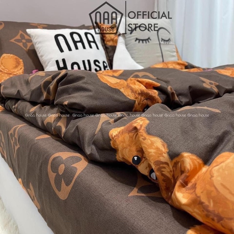 Set Ga Gối Lờ Vi Nâu, Ga Giường | BigBuy360 - bigbuy360.vn