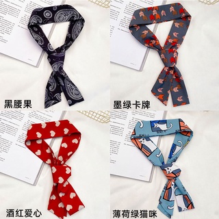 Dây Cột Tóc Lụa Phong Cách Retro Hàn Quốc Mới