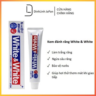 Kem đánh răng white&white nội địa nhật bản 150g