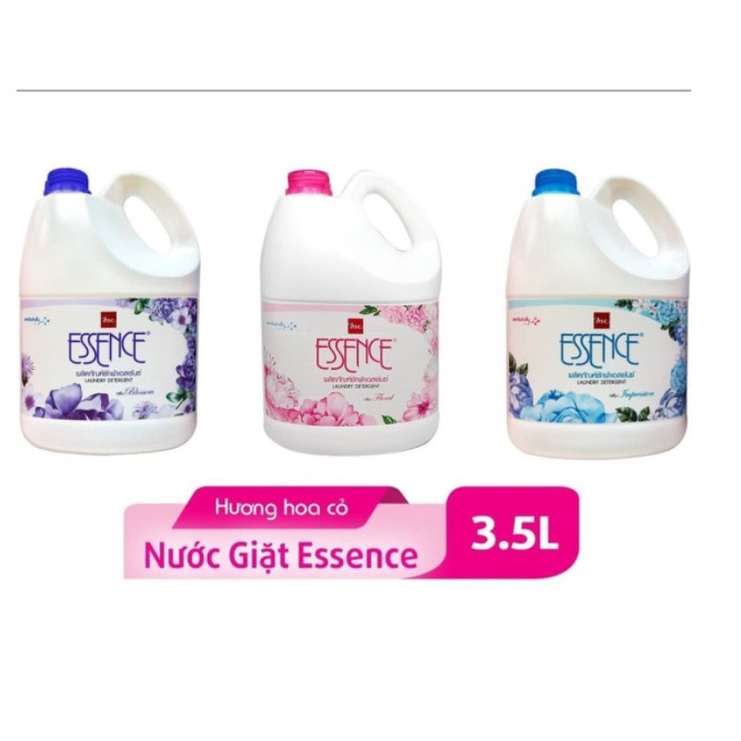 (Đủ Màu) Nước Giặt Essence 3500ml Đậm Đặc, Siêu Sạch, Siêu Thơm Hàng Nhập Khẩu Thái Lan