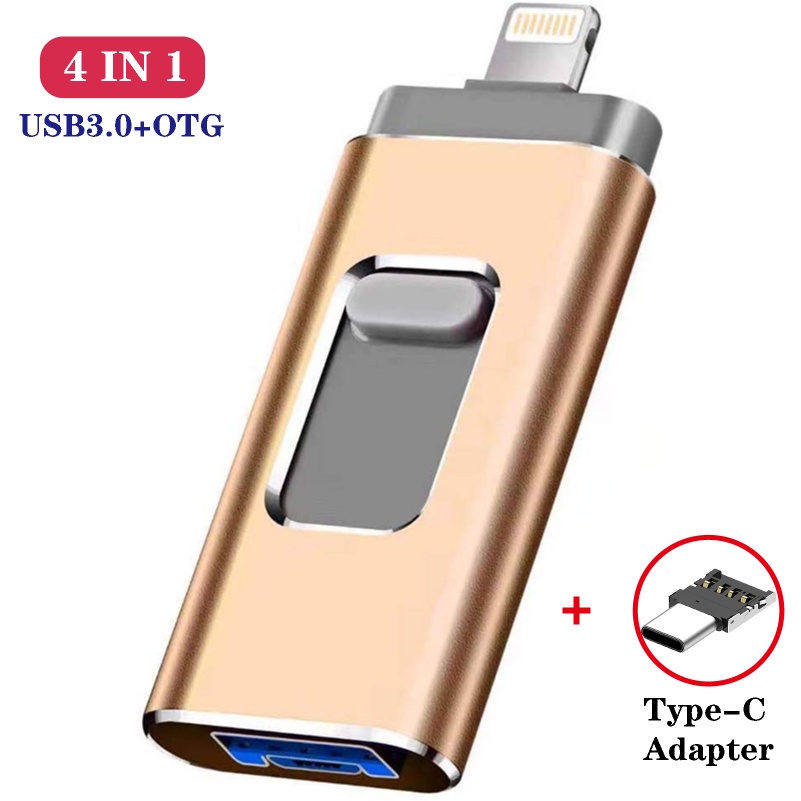 Usb 3.0 OTG Cho iphone 12 / 11 / X / 9 / 8 / 7 / 6 / 5S Pendrive 16GB 32GB 64GB 128GB 256G