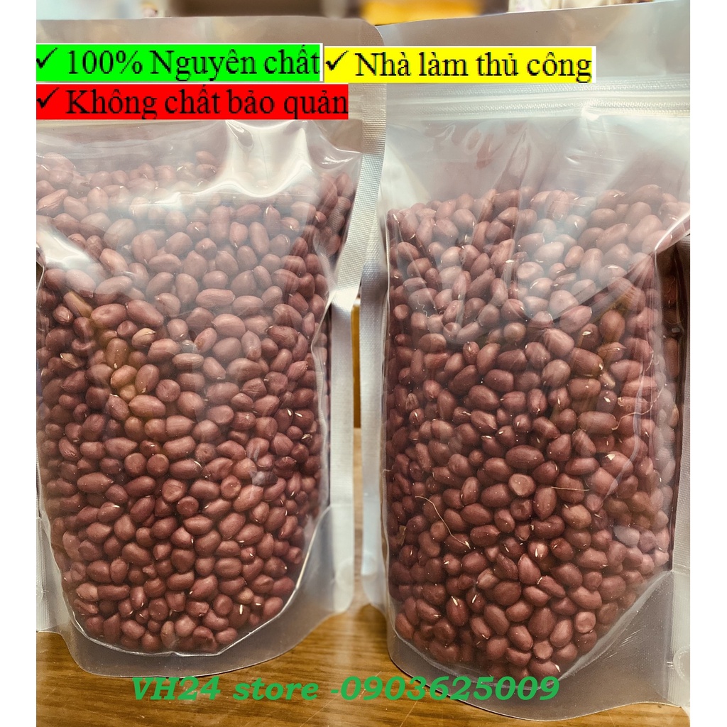 1kg Lạc đỏ - Đậu phộng đỏ bóc thủ công