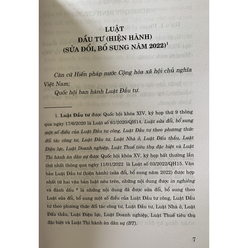 Sách Luật Đầu Tư
