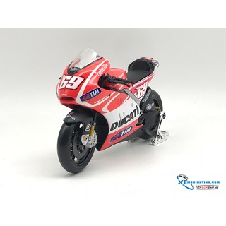 Xe Mô Hình Ducati N.Hayden Moto GP 2013 1:10 Maisto ( Đỏ #69 )
