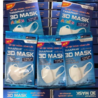 Khẩu trang 3D Mask Tanaphar hộp 10 chiếc hàng cao cấp