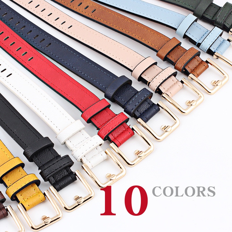 Thắt Lưng Không Kim Đục Lỗ Nhiều Màu Thời Trang Hàn Quốc Cho Nữ