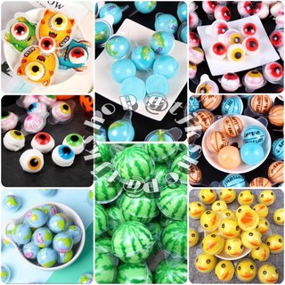 Viên Kẹo Dẻo Có Nhân Nhiều Mẫu (1 viên) (Mắt, Vịt, Dưa hấu)