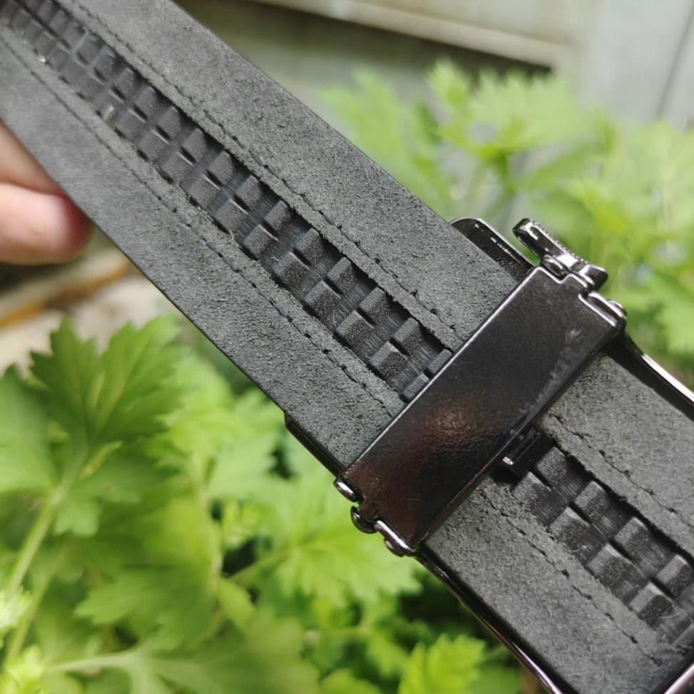 Thắt Lưng Nam Dây Nịt Nam Da Bò  Nguyên Tấm Kết Hợp Khóa Tự Động Chống Gỉ Đúc Nguyên Khối