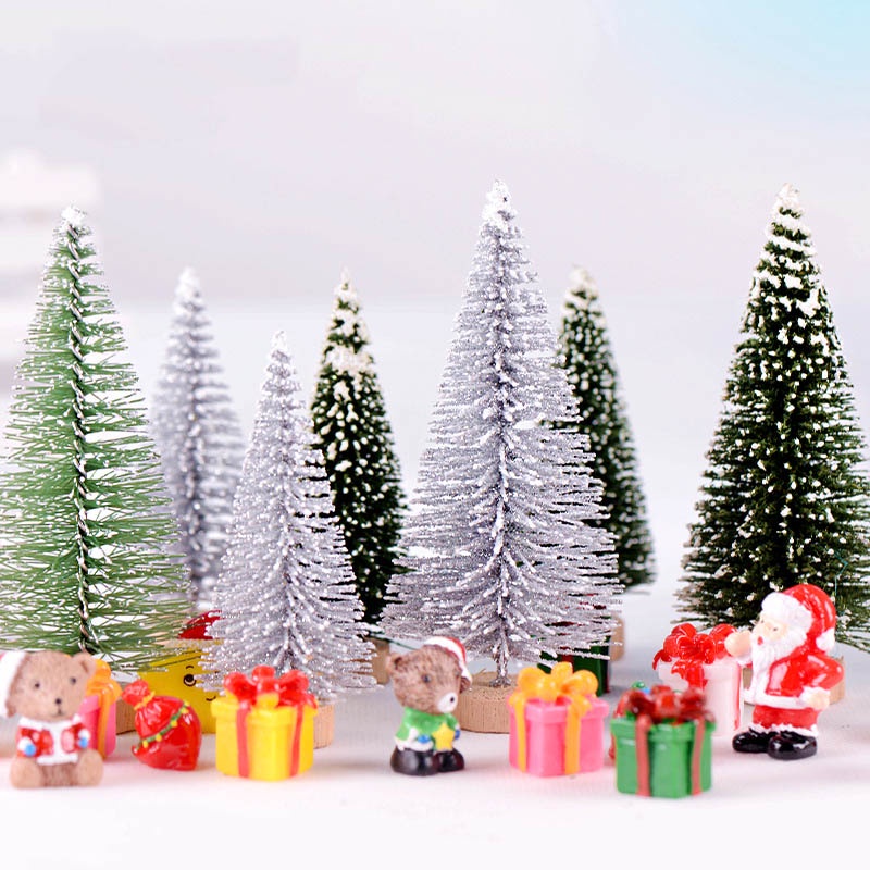 [Phụ kiện chụp ảnh] Đồ trang trí noel Mini (Cây thông, ông già, người tuyết,...)