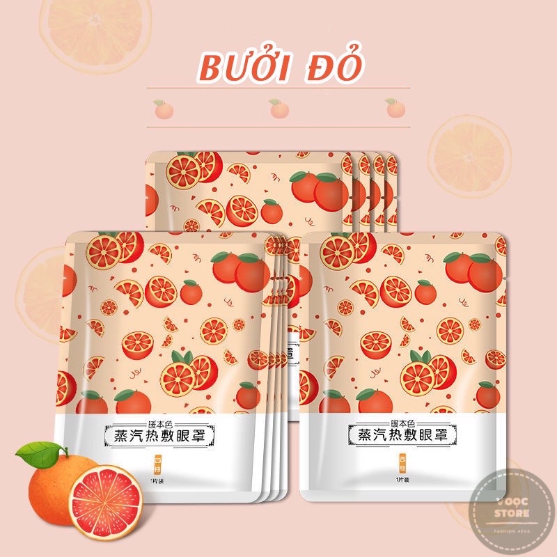 Mặt Nạ Xông Hơi Nóng Thư Giãn Cho Vùng Mắt Giảm Mệt Mỏi, Căng Thẳng, Giúp Ngủ Ngon, Lưu Thông Máu, Mờ Quầng Thâm Mắt