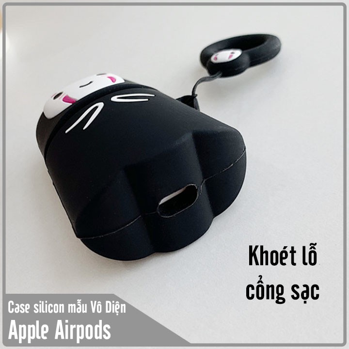 Vỏ silicon cho tai nghe Airpods mẫu Chibi Vô Diệm