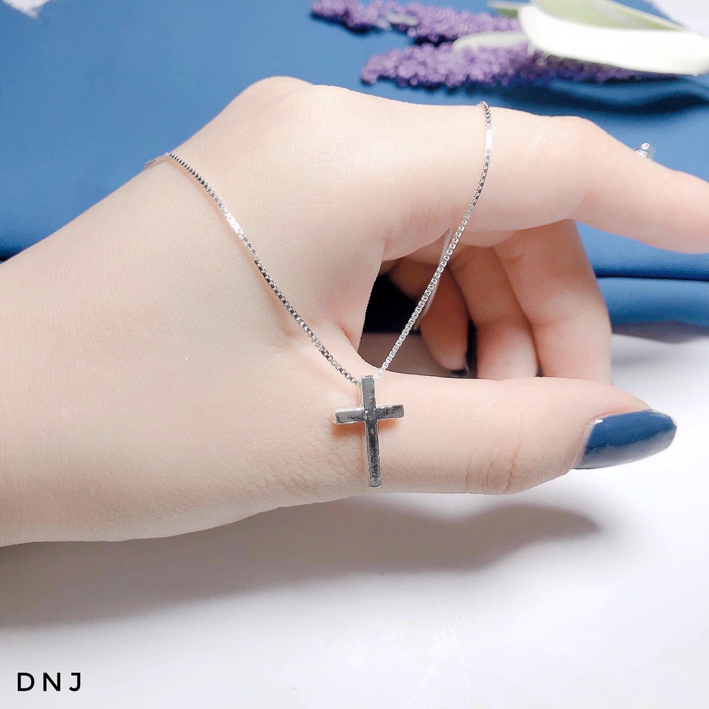Dây chuyền nữ bạc thật mặt thánh giá đẹp - Kho sỉ bạc Nhất Linh