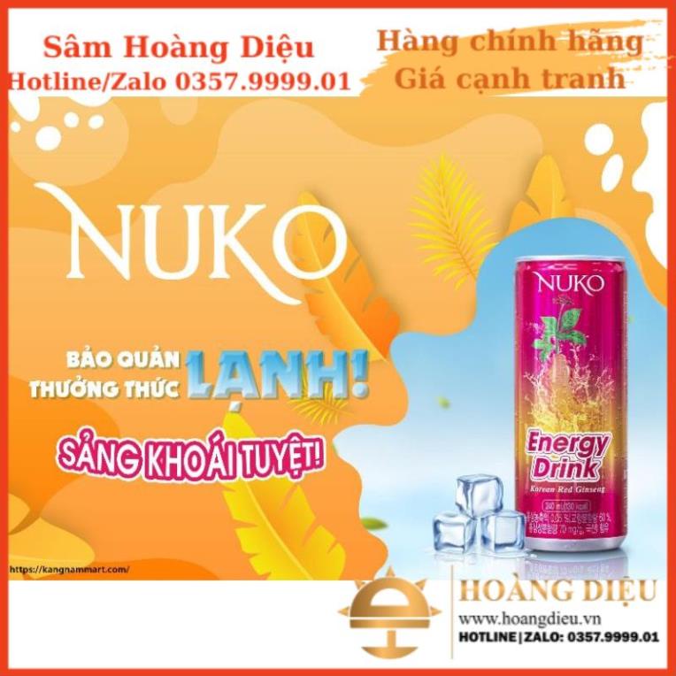 Sâm Hoàng Diệu - NƯỚC TĂNG LỰC HỒNG SÂM NUKO