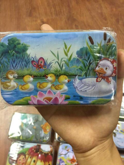 Hộp ghép tranh 3D 60 chi tiết cho bé