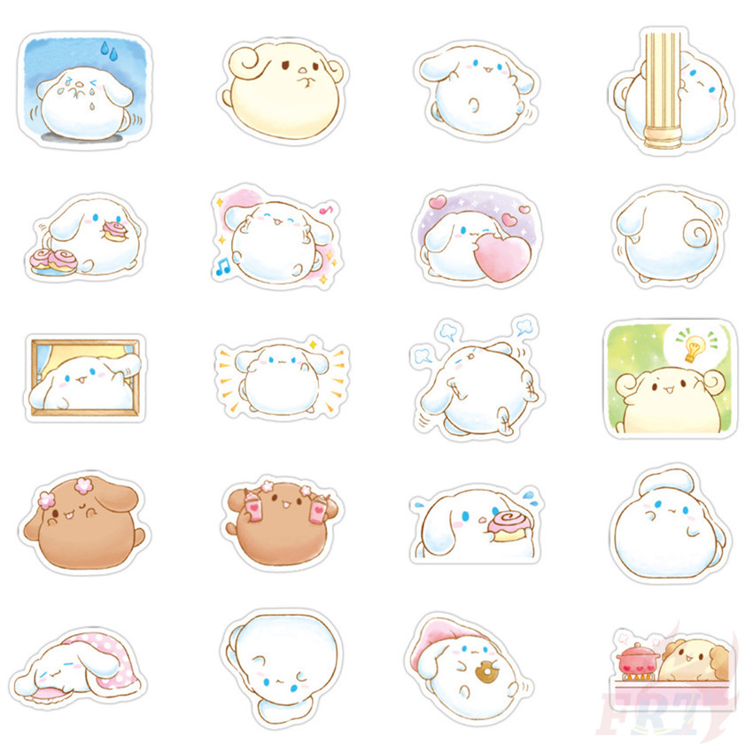 Bộ 40 Miếng Dán Trang Trí Hình Nhân Vật Cinnamoroll Series 02 - Sanrio