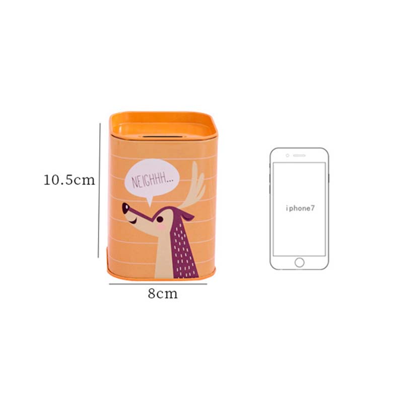 Ống Đựng Tiền Tiết Kiệm Kiểu Hoạt Hình Động Vật Dễ Thương Cho Bé