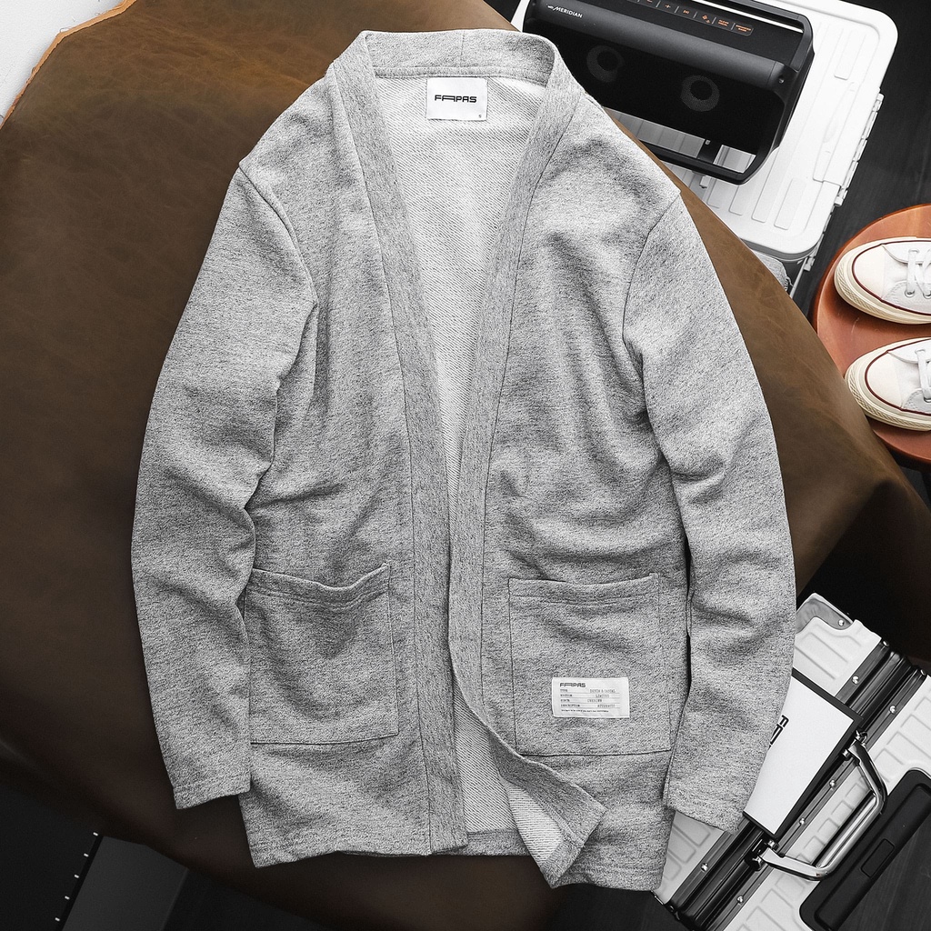 Áo Khoác Cardigan Cyrus Sang Trọng Trơn Basic Phù Hợp Mọi Lứa Tuổi - FAPAS