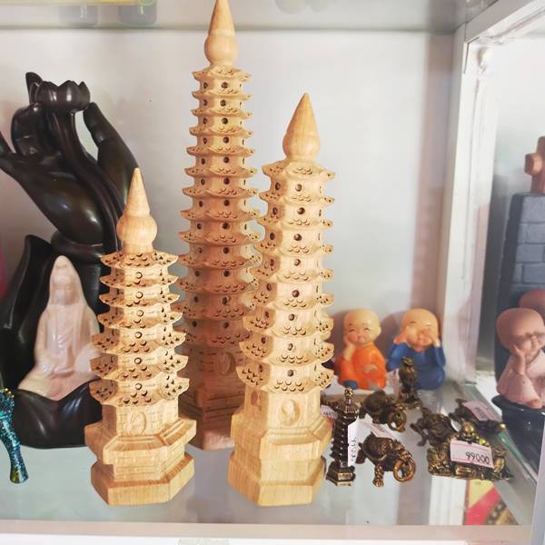 Tháp Văn Xương gỗ ĐÀO  7,9,13 tầng🌵 phong thủy | BigBuy360 - bigbuy360.vn