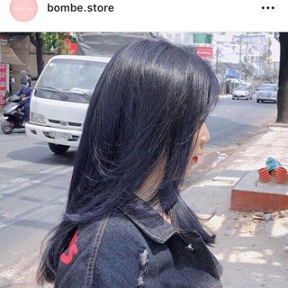 thuốc nhuộm tóc màu đen tím + tặng oxy trợ dưỡng - Ngọc Khuê Shop | BigBuy360 - bigbuy360.vn