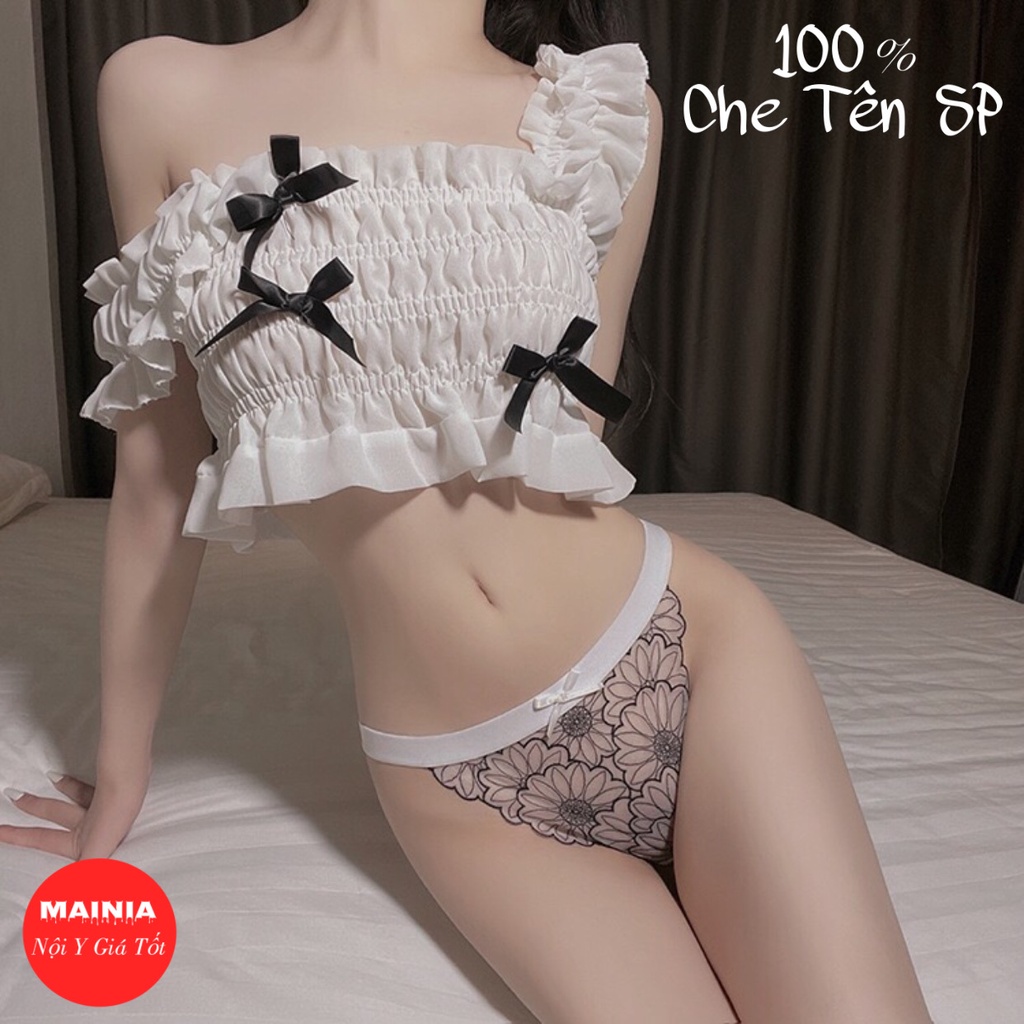 Quần Lót Ren Xuyên Thấu Thêu Hoa Kiểu Mới Siêu Đẹp Mainia Shop