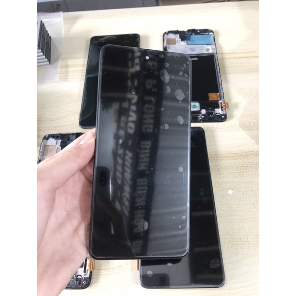 Màn Hình Liền Khung Samsung A51 Oled , Qled ( Kích Thước Chuẩn ) Hàng Cao Cấp.