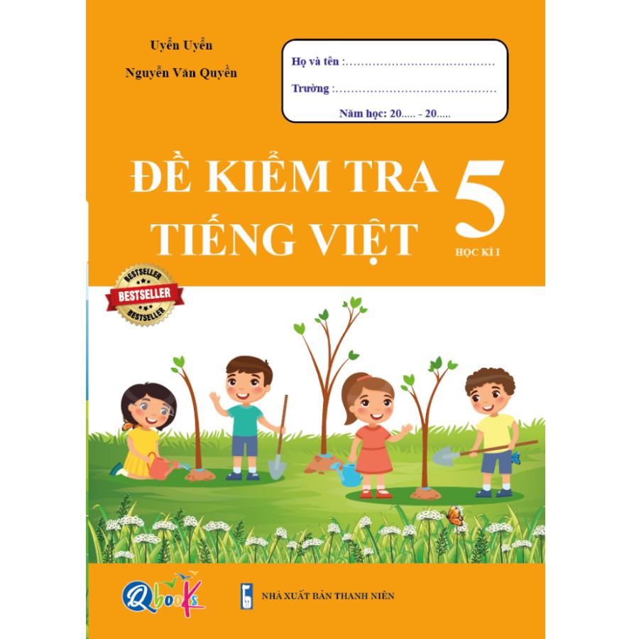 Sách Bài Tập Tuần và Đề Kiểm Tra Toán và Tiếng Việt 5 Cả Năm (8 cuốn)