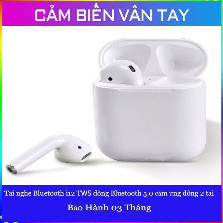 Siêu phẩm tai nghe bluetooth i12, đẳng cấp, thời thượng, âm thanh chuẩn, giá cả hợp lý