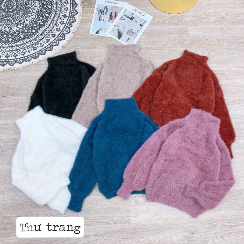 ÁO LEN LÔNG CỔ LỌ MS17288