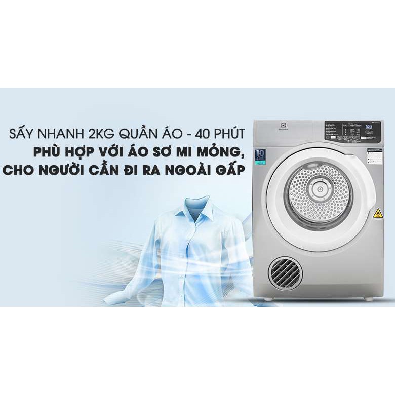 Máy Sấy 8Kg Electrolux EDV805JQSA