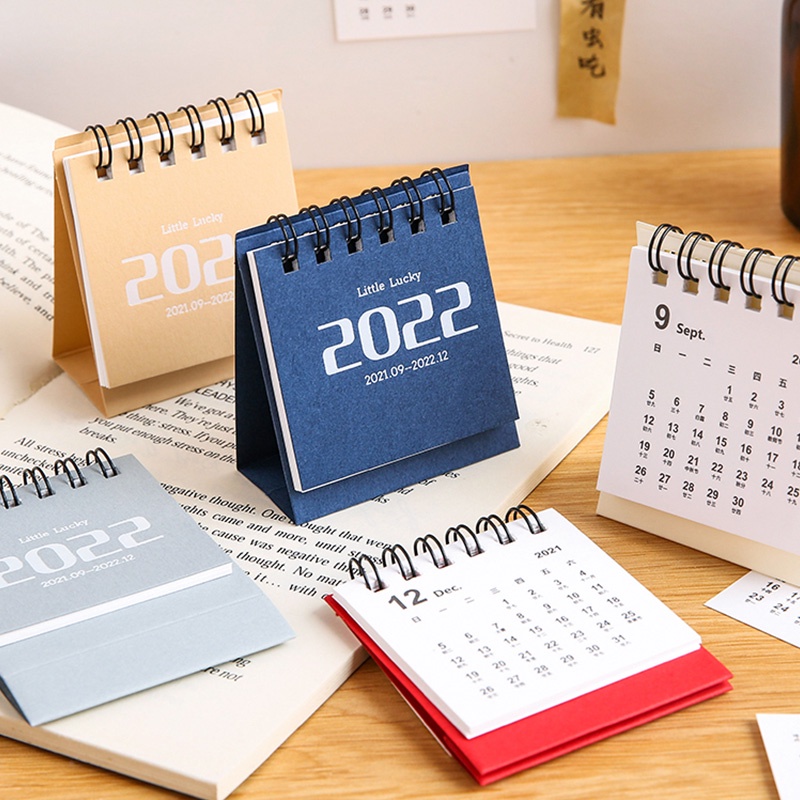 Lịch Để Bàn Năm 2022 Thiết Kế Đơn Giản Sáng Tạo Dễ Thương