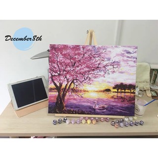 Tranh tô màu theo số Tranh sơn dầu số hóa December8th Các mẫu tranh phong cảnh Hot Nhất - Link Số 3
