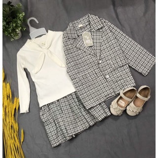 Sét trang phục chân váy + áo cho bé gái
