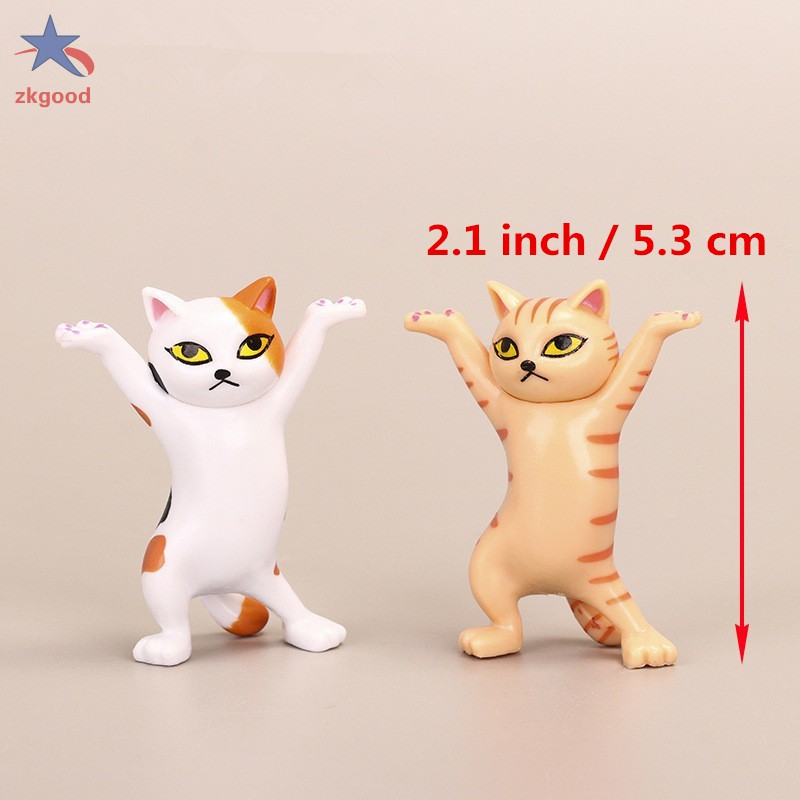 Set 5 Mô hình mèo bưng quan tài dễ thương xinh xắn dùng để bàn trang trí
