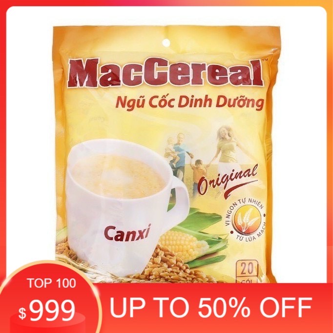 Ngũ Cốc Dinh Dưỡng MacCereal Canxi 20 gói 560g