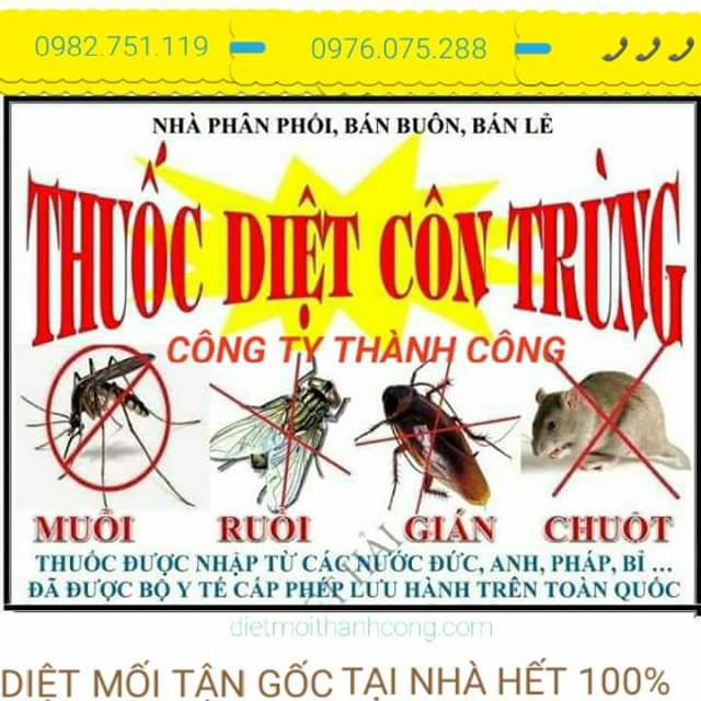 Thuốc diệt muỗi và gián PERMECIDE 50EC chai 100ml