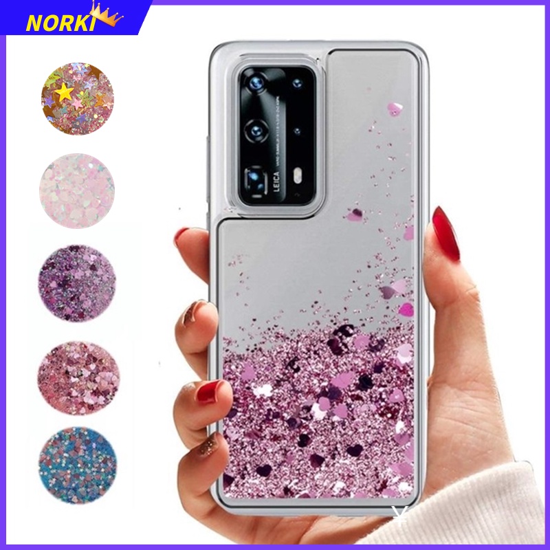 Ốp Điện Thoại Mềm Trong Suốt Có Kim Tuyến Cho Samsung Galaxy Note 20 20Ultra Note 10 10Plus 10Lite Note 9 8 M51 M32 M30S M21