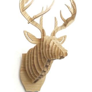 Đầu thú treo tường decor