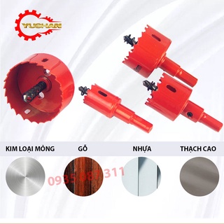 Mũi khoét lỗ tròn đa năng mũi khoét sắt mũi khoét gỗ thạch cao từ 20mm đến 200mm shopplion