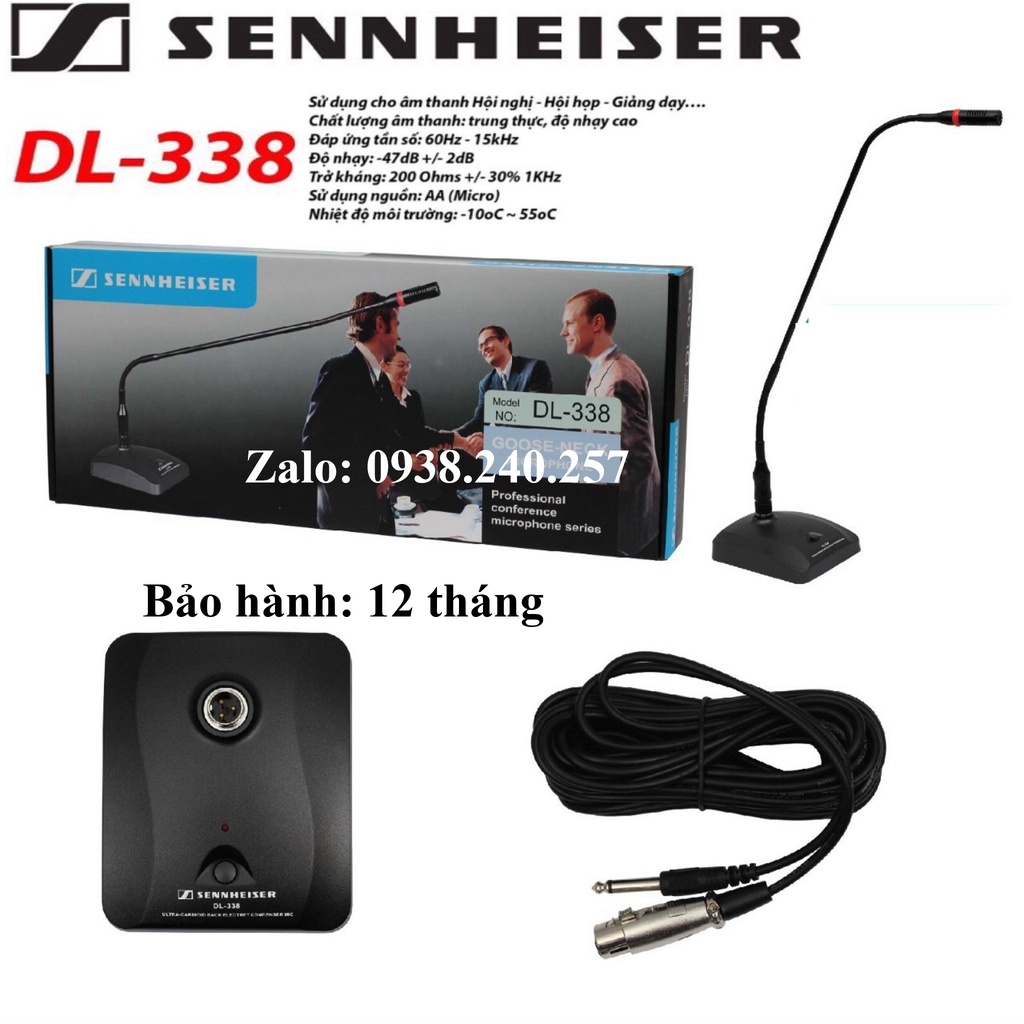 (ẢNH THẬT) Micro hội nghị sennheiser dl-338- sennheiser dl338- micro dl338 -micro dl 338