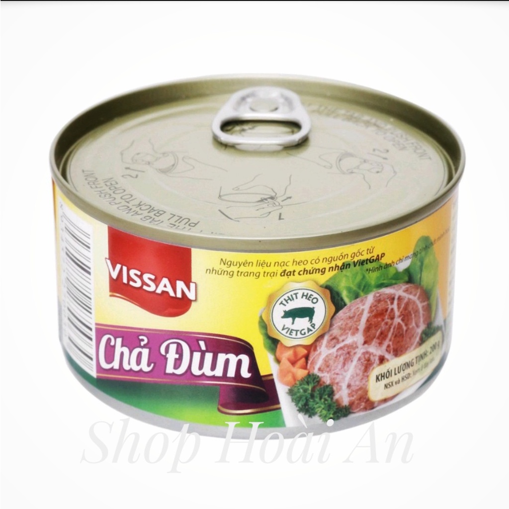 Com bo 4 Hộp Chả Đùm Visan Hộp 150g