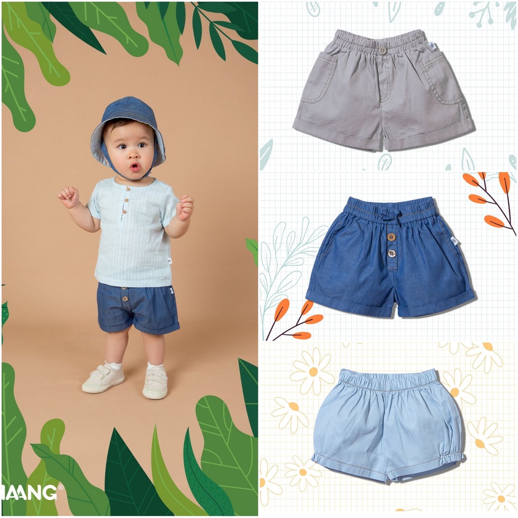 [CHÍNH HÃNG] Quần đùi denim trẻ em summer Chaang