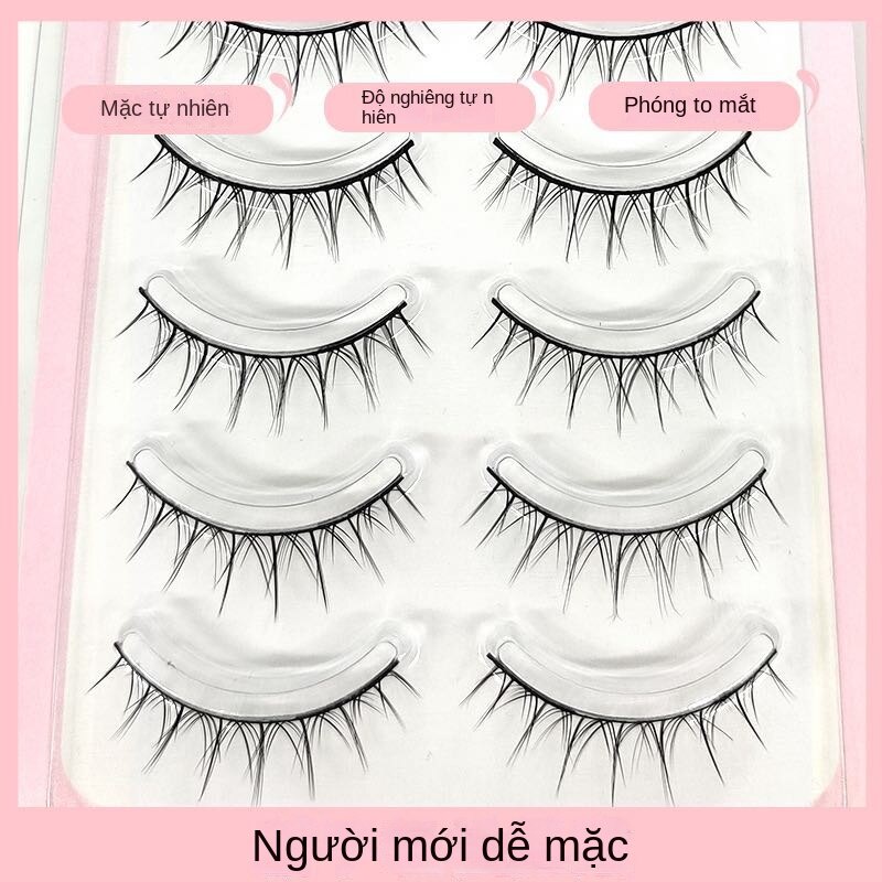 Lông Mi Giả Tự Nhiên Siêu Mịn Trang Điểm Mắt Phong Cách Nhật Bản