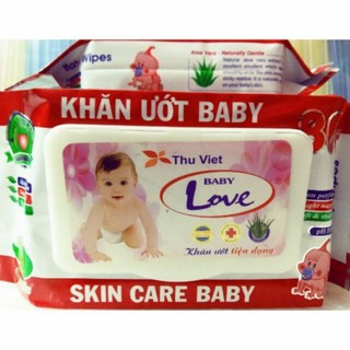 Khăn ướt love - Bịch 80 gr