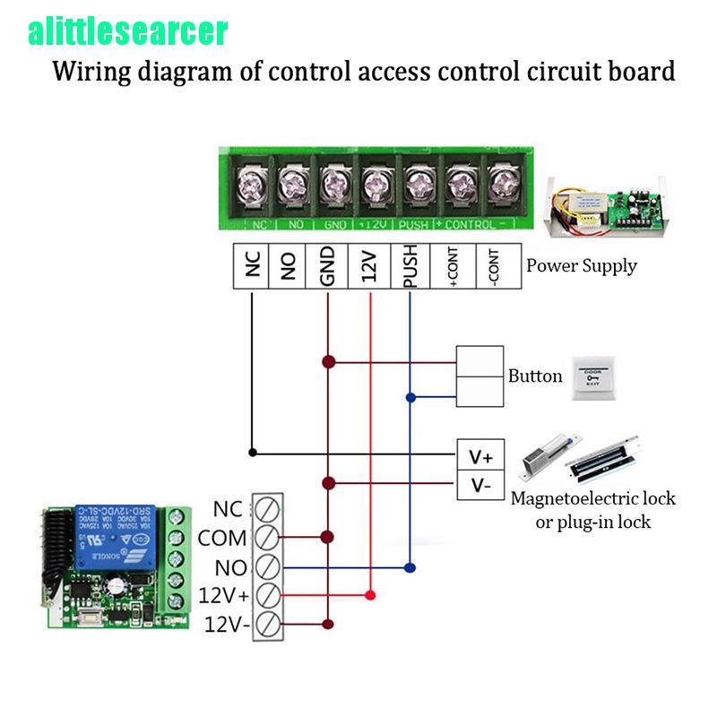 Công Tắc Không Dây Dc12V 1ch 433mhz