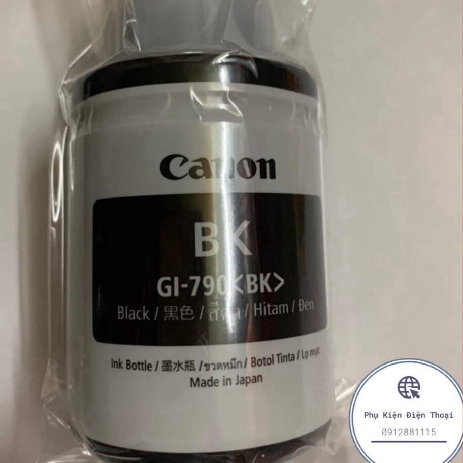 ☘️Mực in màu Canonn G1000, G1010, G2010, G3010 G2000, G3000 (GL-790) đen/xanh/đỏ/vàng