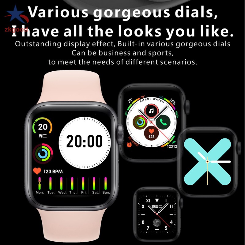 Đồng Hồ Thông Minh Đa Chức Năng Theo Dõi Sức Khoẻ Kiểu Dáng Thể Thao