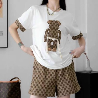 Bộ gấu GC đính kim sa